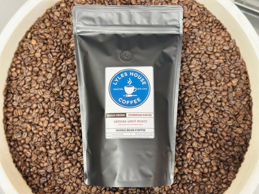 Ethiopia Natural – Whole Bean Coffee (1b)