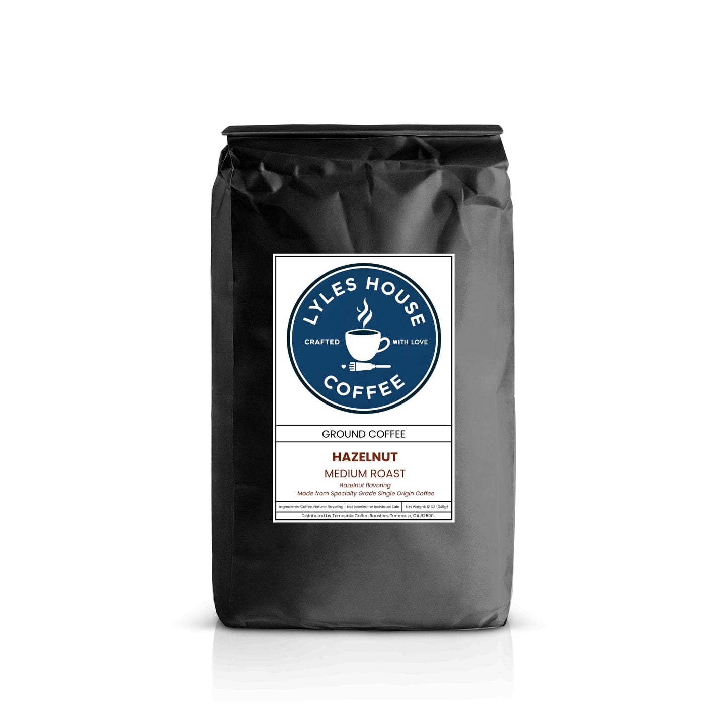 Hazelnut – Ground Coffee (12 oz)